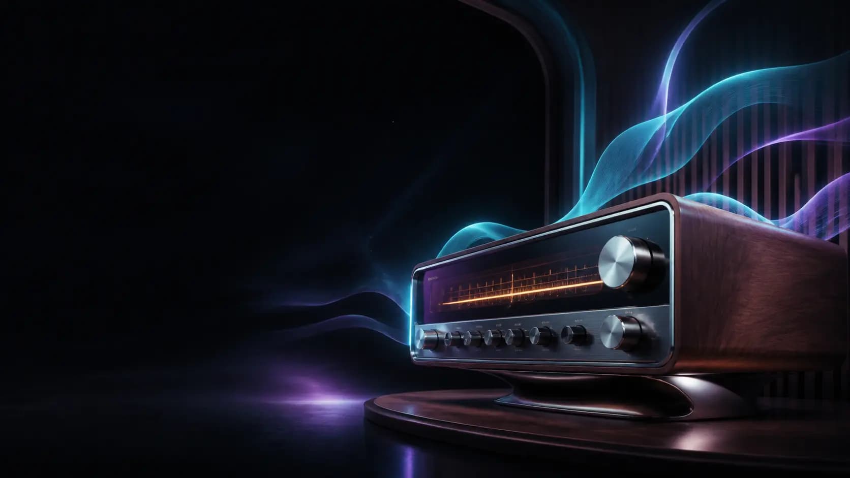 Retro-futurystyczne studio radiowe MuzaIK
