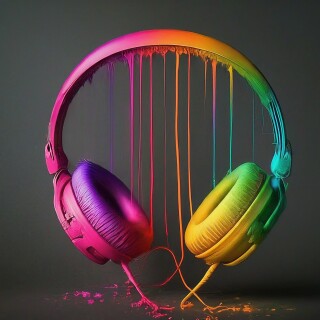 image fx create music headphones colour rainbow and co (3)