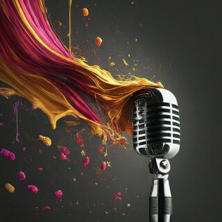 image fx create music microphone colour monochrome and (4)