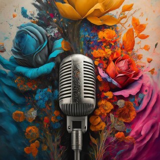 image fx create music microphone colour monochrome and