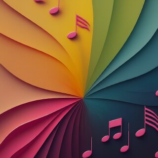 image fx create music note colour gradient and colour (20)