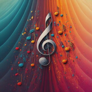 image fx create music note colour gradient and colour (40)