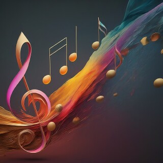 image fx create music note colour gradient and colour (45)